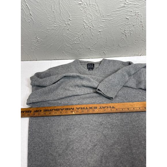 Jos A Bank Executive Collection Gray Lambs Wool Sweater Minimalist Mens Size XL - Picture 5 of 5
